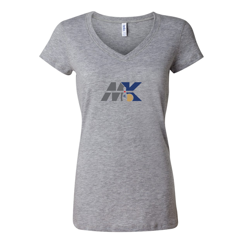 ST4L Sports - Women's Short Sleeve Jersey V-Neck Tee - MK
