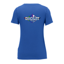 ST4L Sports NKBQ5236 Nike Ladies Scoop Neck Tee DIGLIT
