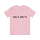 Unisex Jersey Short Sleeve Tee Prince Purple Rain