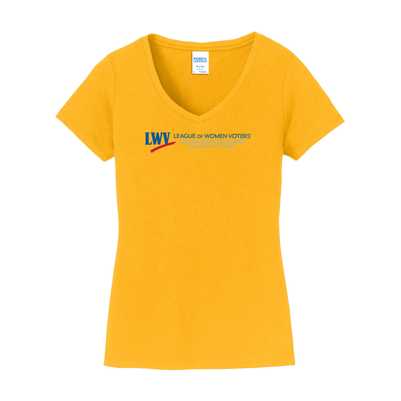 ST4L Sports LPC450V Port & Co Ladies V-Neck Tee - LWV