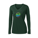 ST4L Sports - 353ST Ladies Long Sleeve PosiCharge®™ V-Neck Tee - Mermaid