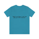 Unisex Jersey Short Sleeve Tee Eagles in Hotel California