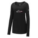 ST4L Sports - 5235 Nike Ladies Long Sleeve Scoop Neck Tee - DIGLIT