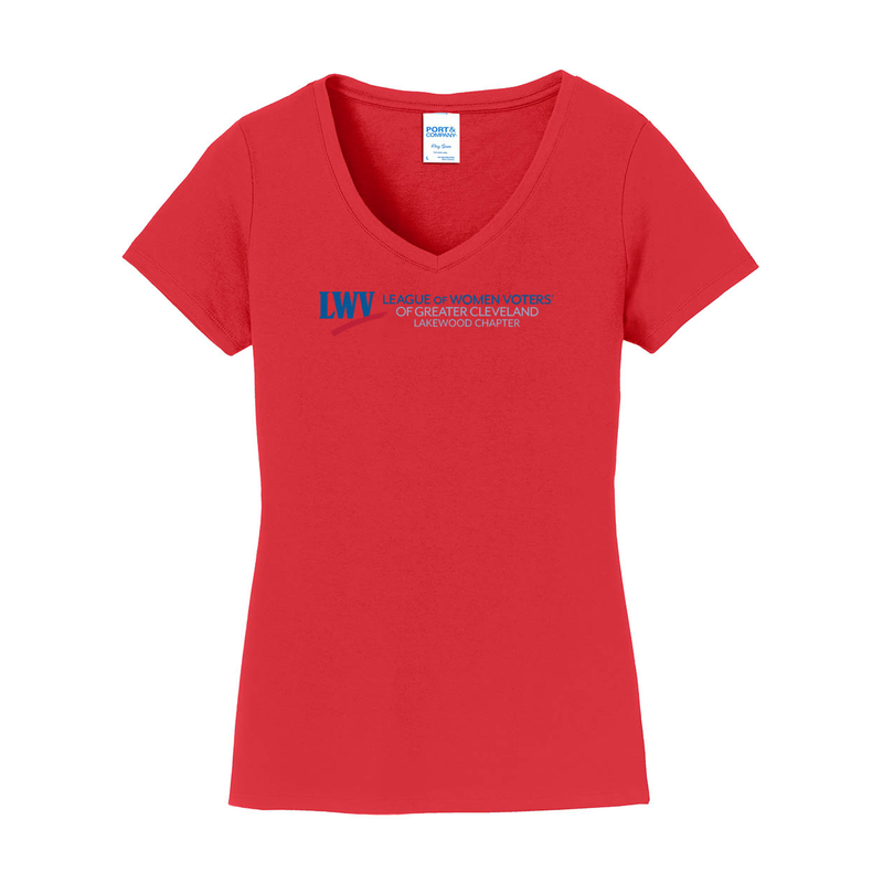 ST4L Sports LPC450V Port & Co Ladies V-Neck Tee - LWV