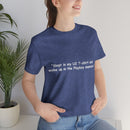 Unisex Jersey Short Sleeve Tee U2 in the Playboy Mansion