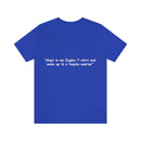Unisex Jersey Short Sleeve Tee Eagles to a Tequila Sunrise