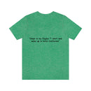 Unisex Jersey Short Sleeve Tee Eagles in Hotel California