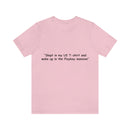 Unisex Jersey Short Sleeve Tee U2 in the Playboy Mansion