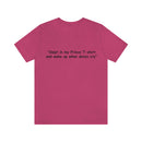 Unisex Jersey Short Sleeve Tee Prince When Doves Cry
