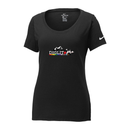 ST4L Sports NKBQ5236 Nike Ladies Scoop Neck Tee DIGLIT