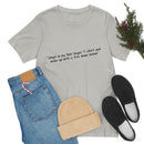 Unisex Jersey Short Sleeve Tee Bob Seger Fire Down Below