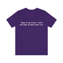 Unisex Jersey Short Sleeve Tee Prince When Doves Cry