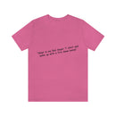 Unisex Jersey Short Sleeve Tee Bob Seger Fire Down Below