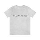 Unisex Jersey Short Sleeve Tee Faith Hill Like We Never Loved at All