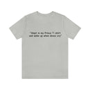 Unisex Jersey Short Sleeve Tee Prince When Doves Cry