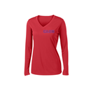 ST4L Sports LST353LS Sport-Tek Ladies LS V-Neck Tee - GLOB
