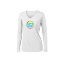ST4L Sports - 353ST Ladies Long Sleeve PosiCharge®™ V-Neck Tee - Mermaid