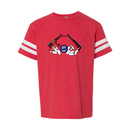 ST4L Sports Youth Football Fine Jersey Tee Bumper Kids Imperial