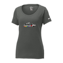 ST4L Sports NKBQ5236 Nike Ladies Scoop Neck Tee DIGLIT