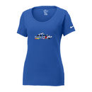 ST4L Sports NKBQ5236 Nike Ladies Scoop Neck Tee DIGLIT