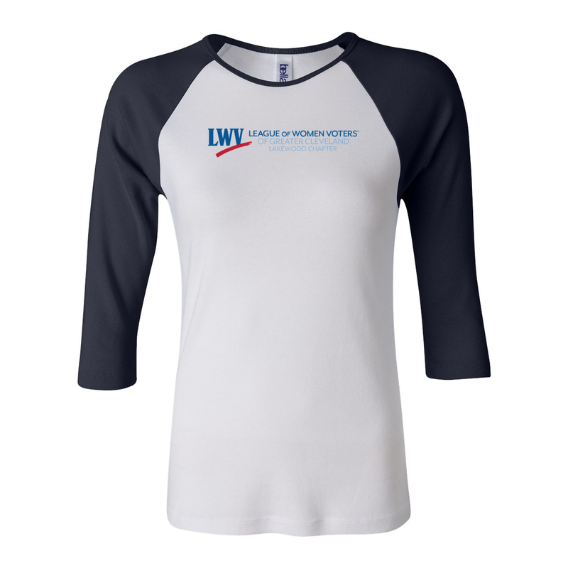 ST4L Sports Women's Three Quarter Sleeve Contrast Raglan Tee - LWV