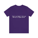 Unisex Jersey Short Sleeve Tee Eagles to a Tequila Sunrise