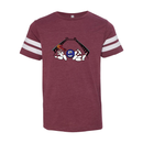 ST4L Sports Youth Football Fine Jersey Tee Bumper Kids Imperial