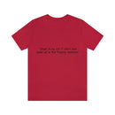 Unisex Jersey Short Sleeve Tee U2 in the Playboy Mansion