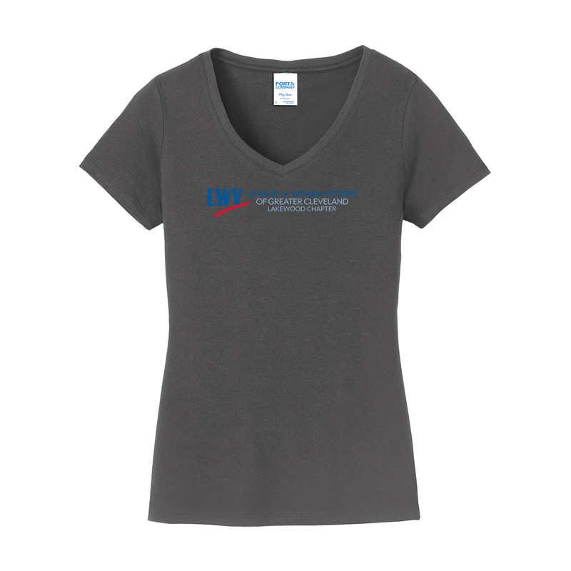 ST4L Sports LPC450V Port & Co Ladies V-Neck Tee - LWV