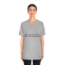 Unisex Jersey Short Sleeve Tee U2 in the Playboy Mansion