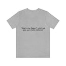 Unisex Jersey Short Sleeve Tee Eagles Hotel California
