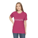 Unisex Jersey Short Sleeve Tee U2 in the Playboy Mansion