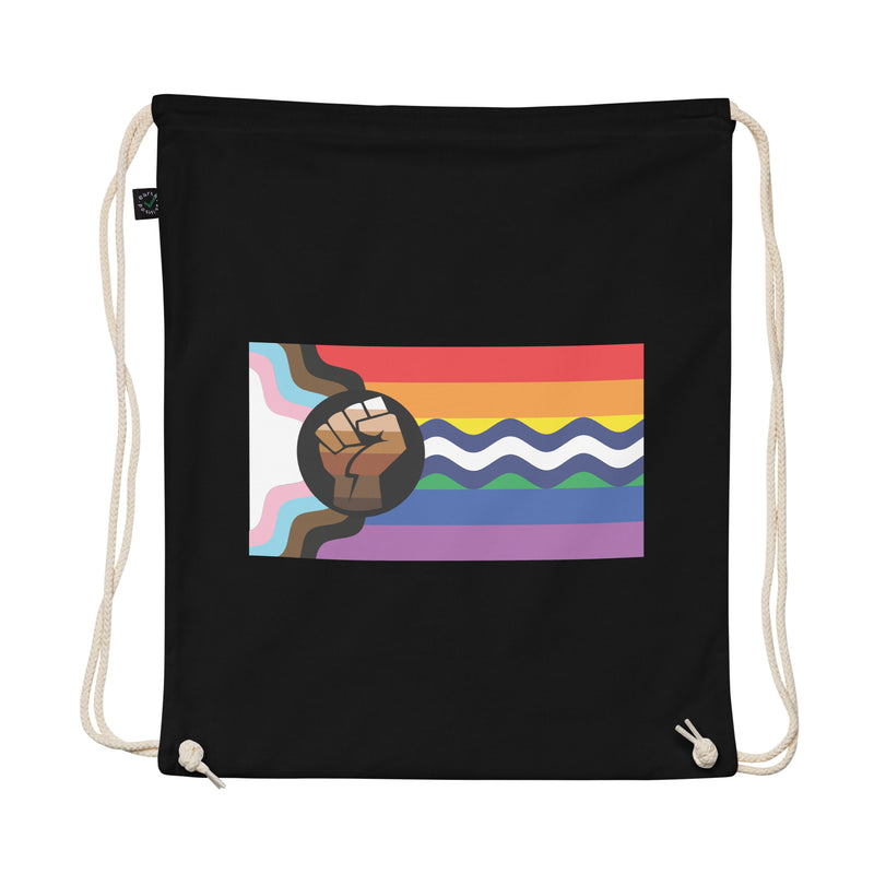 Pride Organic Cotton Drawstring Bag