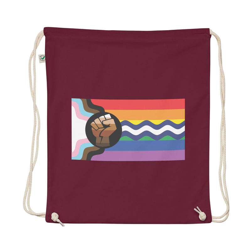 Pride Organic Cotton Drawstring Bag