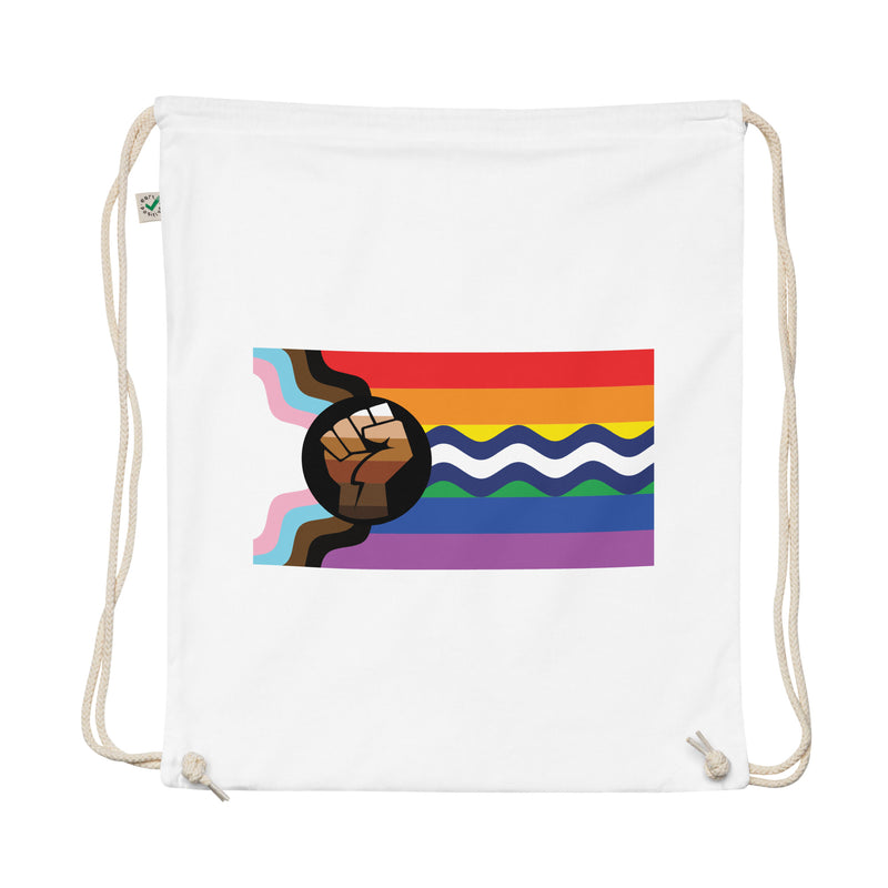 Pride Organic Cotton Drawstring Bag