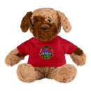 Wildlife Rescue Stuffed Dog - red