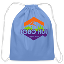 ST4L Sports Cotton Drawstring Bag - IGBO Seattle 2023 - carolina blue