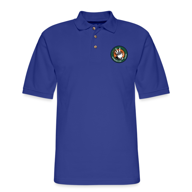 ST4L Sports - Men's Pique Polo Shirt - Espresso Cup 2023 - royal blue