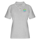 ST4L Sports - Women's Pique Polo Shirt - Mermaid Classic - heather gray