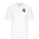 ST4L Sports - Men's Pique Polo Shirt -  Show Me St Louis Classic - white