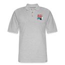 ST4L Sports - Men's Pique Polo Shirt -  Show Me St Louis Classic - heather gray