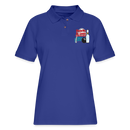 ST4L Sports - WOMEN'S Pique Polo Shirt - Show Me St Louis Classic - royal blue