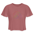 ST4L Sports Women's Cropped T-Shirt Color Barn Owl WCC - mauve