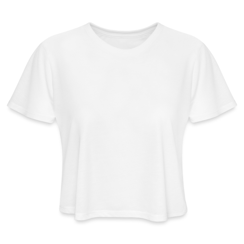 ST4L Sports Women's Cropped T-Shirt White Wallaby - white