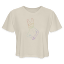ST4L Sports Women's Cropped T-Shirt Color Cute Wallaby WCC - dust