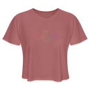 ST4L Sports Women's Cropped T-Shirt Color Swans WCC - mauve